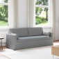 vidaXL Καναπές Ανοιχτό γκρι 78 x 78 x 80 εκ. ύφασμα