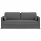 vidaXL Καναπές Σκούρο Γκρι 198 x 78 x 80 εκ ύφασμα
