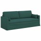 vidaXL Καναπές Σκούρο Πράσινο 198 x 78 x 80 εκ ύφασμα