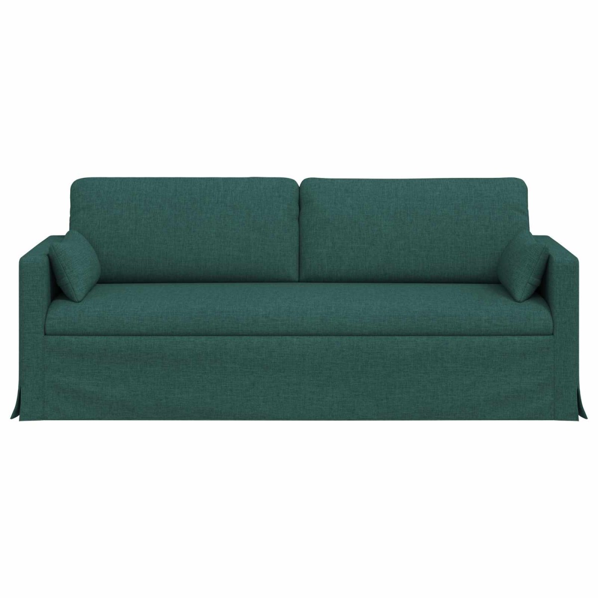 vidaXL Καναπές Σκούρο Πράσινο 198 x 78 x 80 εκ ύφασμα