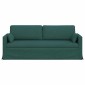 vidaXL Καναπές Σκούρο Πράσινο 198 x 78 x 80 εκ ύφασμα
