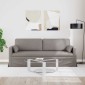 vidaXL Καναπές Taupe 198 x 78 x 80 εκ ύφασμα