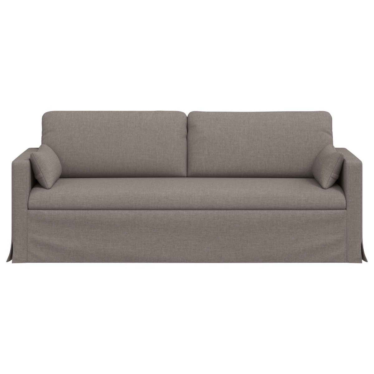 vidaXL Καναπές Taupe 198 x 78 x 80 εκ ύφασμα