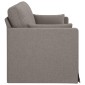 vidaXL Καναπές Taupe 198 x 78 x 80 εκ ύφασμα