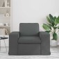vidaXL Καναπές Σκούρο Γκρι 103 x 80 x 82 εκ ύφασμα