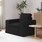vidaXL Καναπές Μαύρο 103 x 80 x 82 εκ ύφασμα