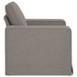 vidaXL Καναπές Taupe 103 x 80 x 82 εκ ύφασμα