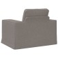 vidaXL Καναπές Taupe 103 x 80 x 82 εκ ύφασμα