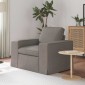 vidaXL Καναπές Taupe 103 x 80 x 82 εκ ύφασμα