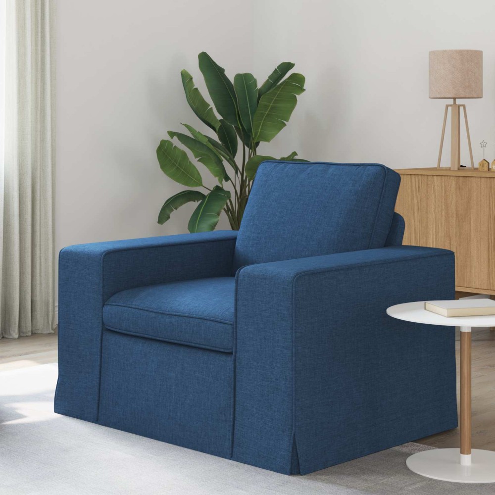 vidaXL Καναπές Μπλε 103 x 80 x 82 εκ ύφασμα