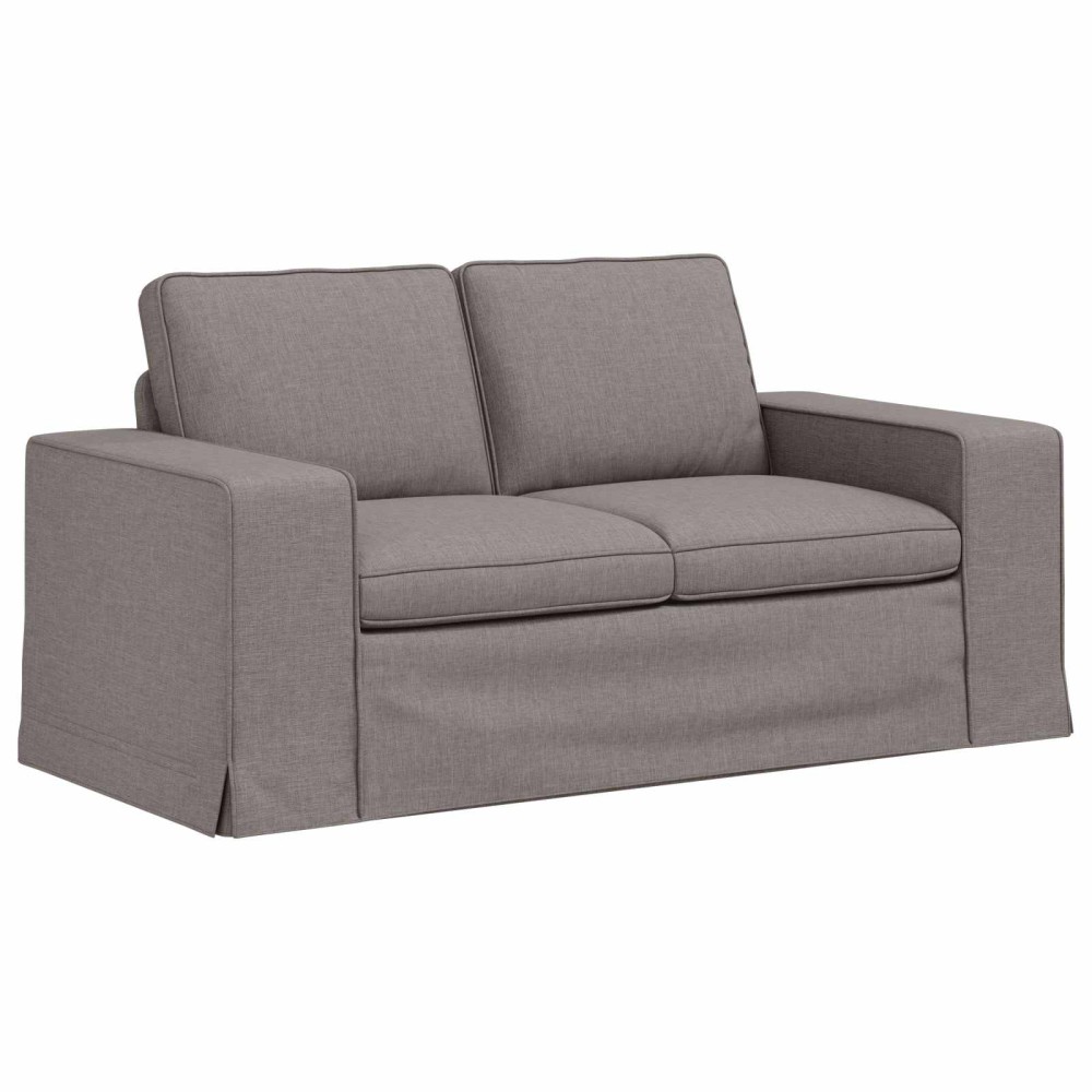 vidaXL Καναπές Taupe 162 x 80 x 82 εκ ύφασμα