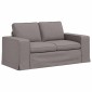 vidaXL Καναπές Taupe 162 x 80 x 82 εκ ύφασμα