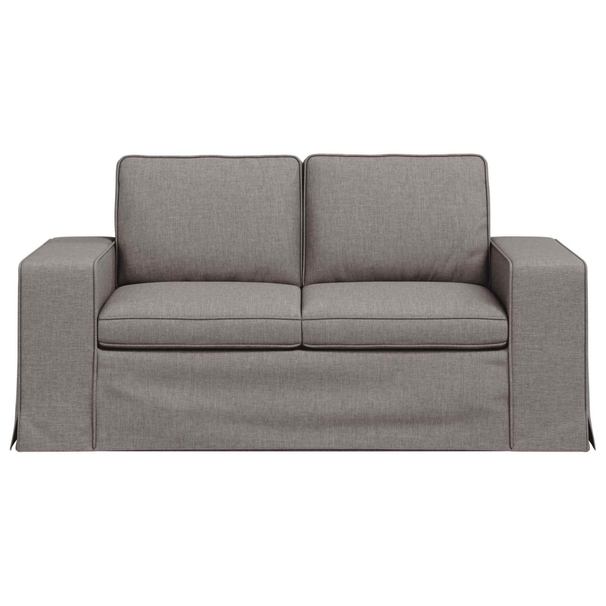 vidaXL Καναπές Taupe 162 x 80 x 82 εκ ύφασμα