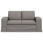 vidaXL Καναπές Taupe 162 x 80 x 82 εκ ύφασμα