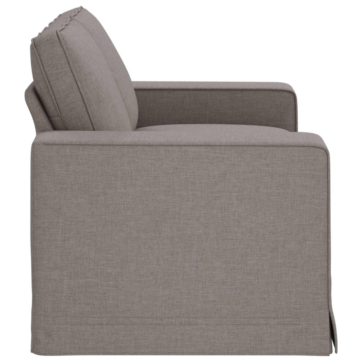 vidaXL Καναπές Taupe 162 x 80 x 82 εκ ύφασμα