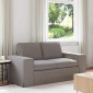 vidaXL Καναπές Taupe 162 x 80 x 82 εκ ύφασμα