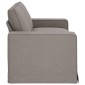 vidaXL Καναπές Taupe 182 x 80 x 82 εκ ύφασμα