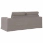 vidaXL Καναπές Taupe 182 x 80 x 82 εκ ύφασμα