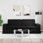 vidaXL Καναπές Μαύρο 222 x 80 x 82 εκ ύφασμα