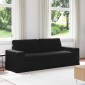 vidaXL Καναπές Μαύρο 222 x 80 x 82 εκ ύφασμα