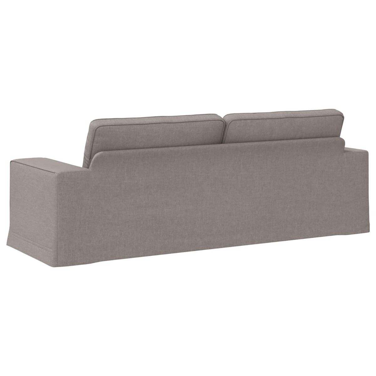vidaXL Καναπές Taupe 222 x 80 x 82 εκ ύφασμα