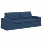 vidaXL Καναπές Μπλε 222 x 80 x 82 εκ ύφασμα