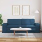 vidaXL Καναπές Μπλε 222 x 80 x 82 εκ ύφασμα