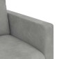 vidaXL Καναπές Ανοιχτό γκρι 78 x 78 x 80 εκ. Βελούδο