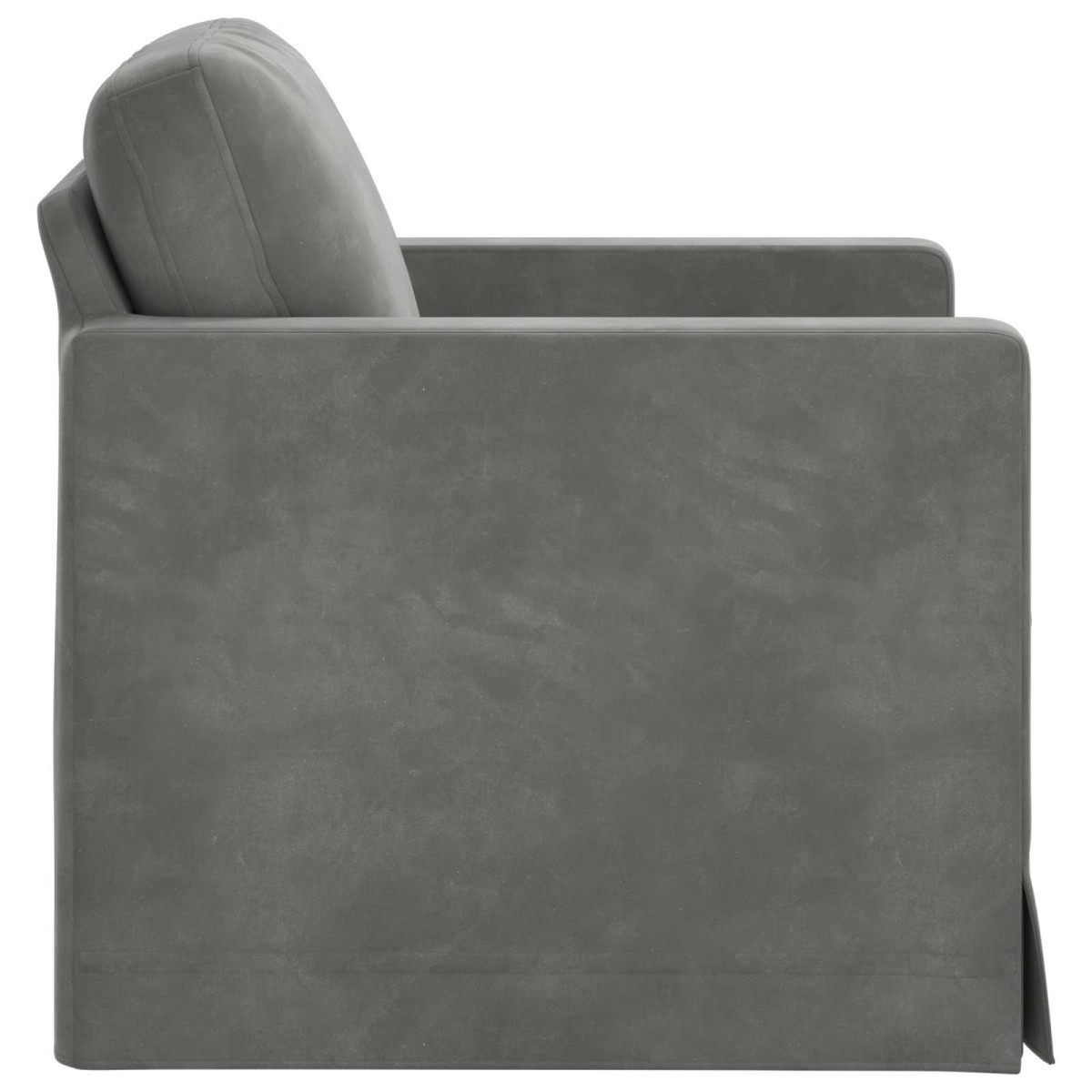 vidaXL Καναπές Σκούρο Γκρι 78 x 78 x 80 εκ. Βελούδο