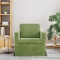 vidaXL Καναπές Ανοιχτό Πράσινο 78 x 78 x 80 εκ. Βελούδο