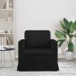 vidaXL Καναπές Μαύρο 78 x 78 x 80 εκ. Βελούδο