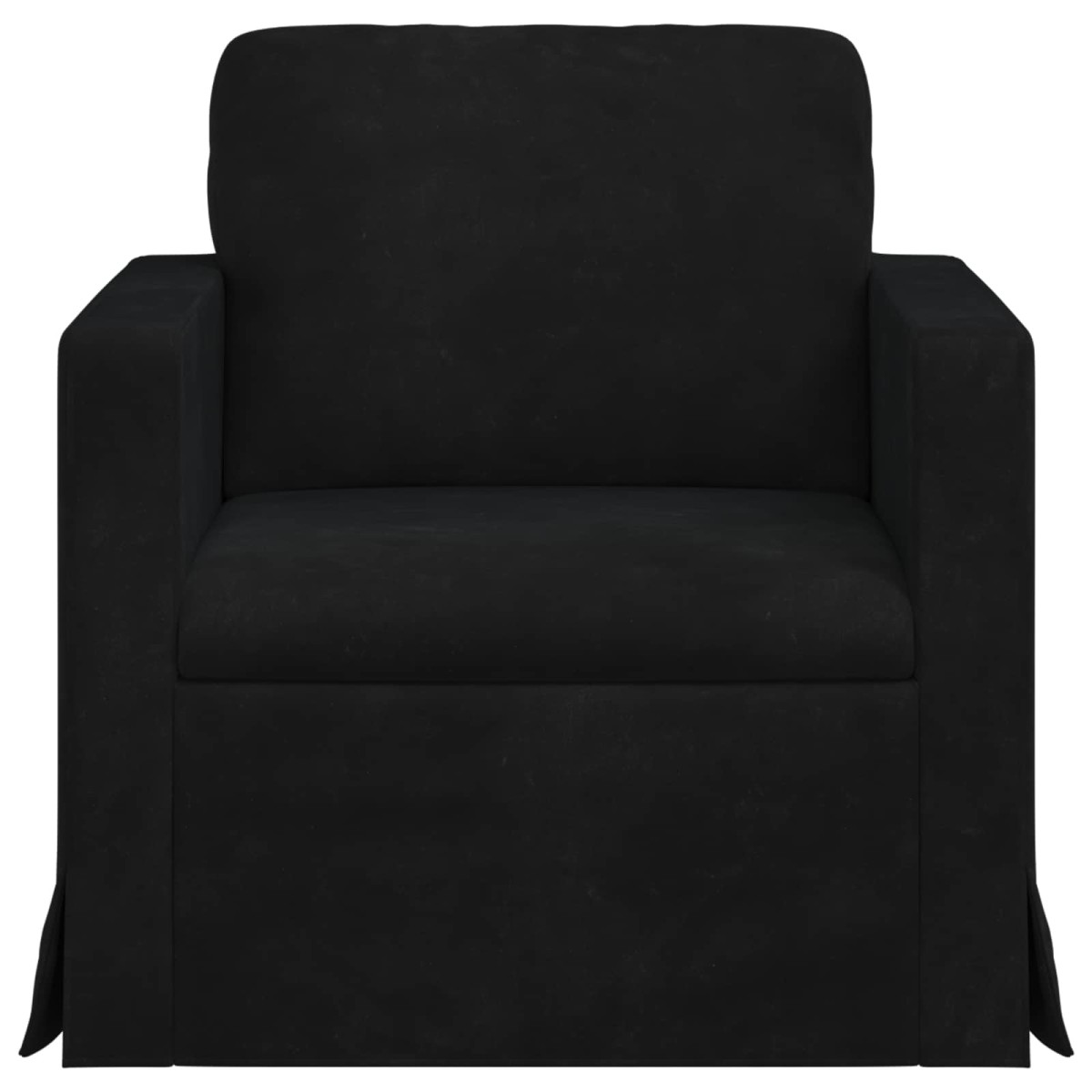 vidaXL Καναπές Μαύρο 78 x 78 x 80 εκ. Βελούδο
