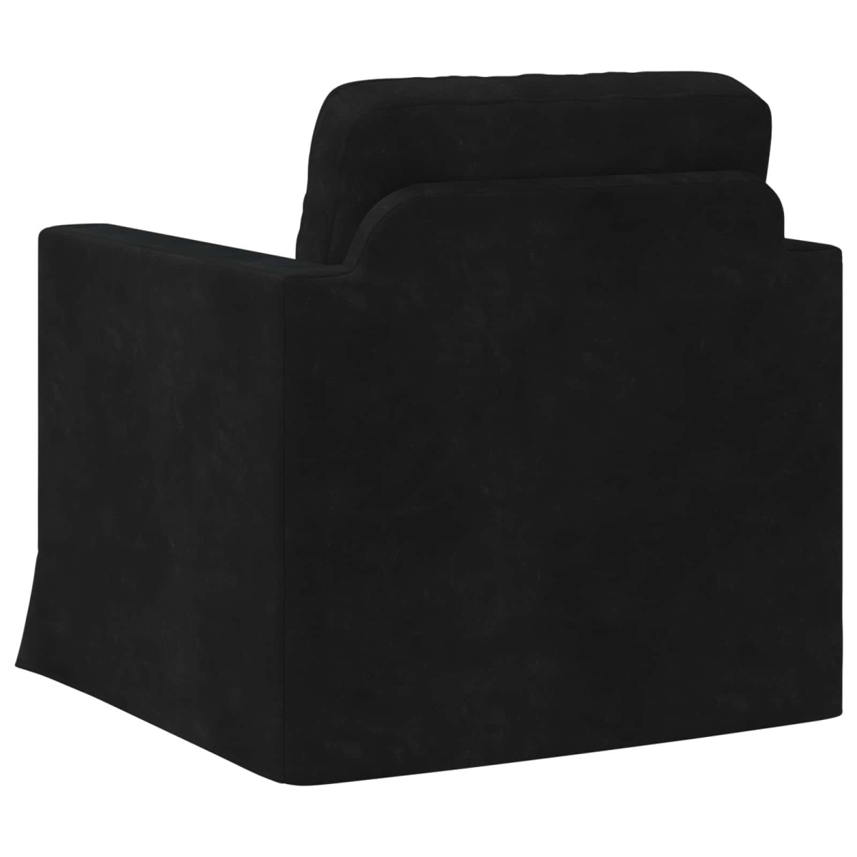 vidaXL Καναπές Μαύρο 78 x 78 x 80 εκ. Βελούδο