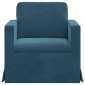 vidaXL Καναπές Μπλε 78 x 78 x 80 εκ. Βελούδο