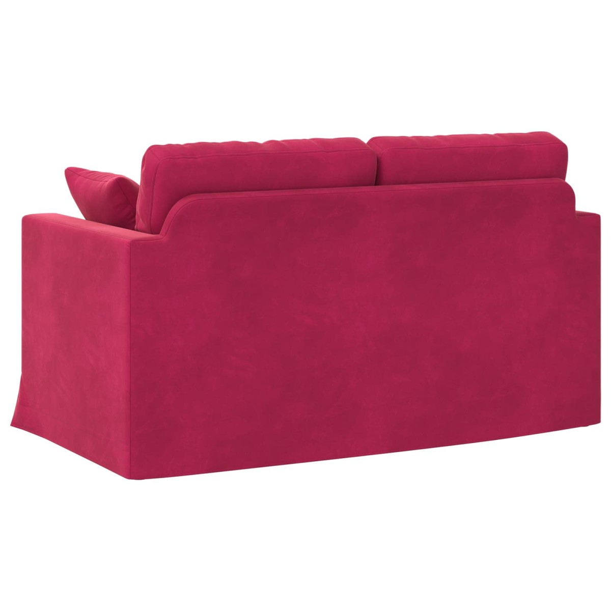 vidaXL Καναπές Κόκκινο 138 x 78 x 80 εκ Βελούδο
