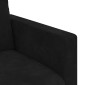 vidaXL Καναπές Μαύρο 138 x 78 x 80 εκ Βελούδο