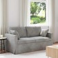 vidaXL Καναπές Ανοιχτό γκρι 158 x 78 x 80 εκ Βελούδο