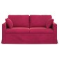 vidaXL Καναπές Κόκκινο 158 x 78 x 80 εκ Βελούδο