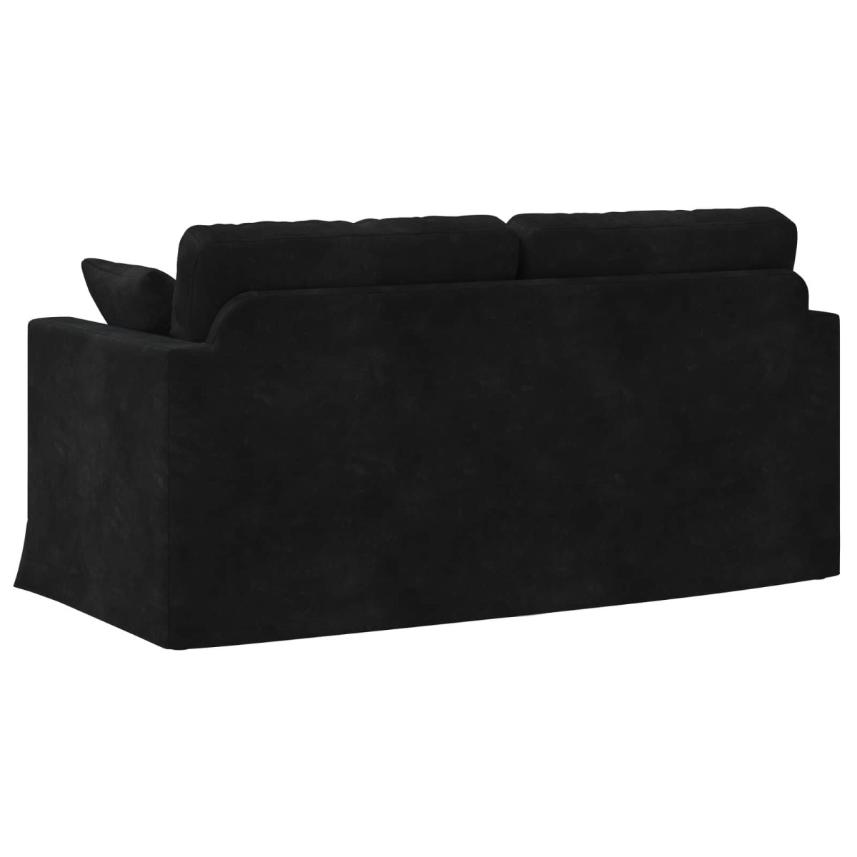 vidaXL Καναπές Μαύρο 158 x 78 x 80 εκ Βελούδο
