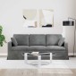 vidaXL Καναπές Σκούρο Γκρι 198 x 78 x 80 εκ Βελούδο