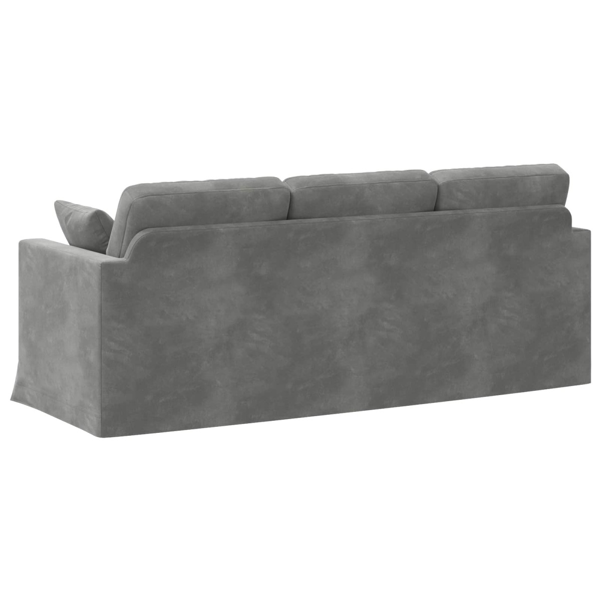 vidaXL Καναπές Σκούρο Γκρι 198 x 78 x 80 εκ Βελούδο