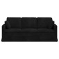 vidaXL Καναπές Μαύρο 198 x 78 x 80 εκ Βελούδο