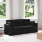 vidaXL Καναπές Μαύρο 198 x 78 x 80 εκ Βελούδο