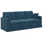 vidaXL Καναπές Μπλε 198 x 78 x 80 εκ Βελούδο