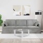vidaXL Καναπές Ανοιχτό γκρι 228 x 78 x 80 εκ Βελούδο