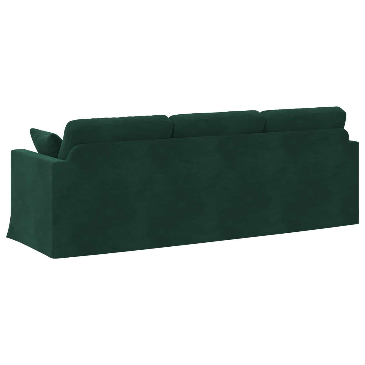 vidaXL Καναπές Σκούρο Πράσινο 228 x 78 x 80 εκ Βελούδο