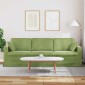 vidaXL Καναπές Ανοιχτό Πράσινο 228 x 78 x 80 εκ Βελούδο