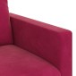vidaXL Καναπές Κόκκινο 228 x 78 x 80 εκ Βελούδο