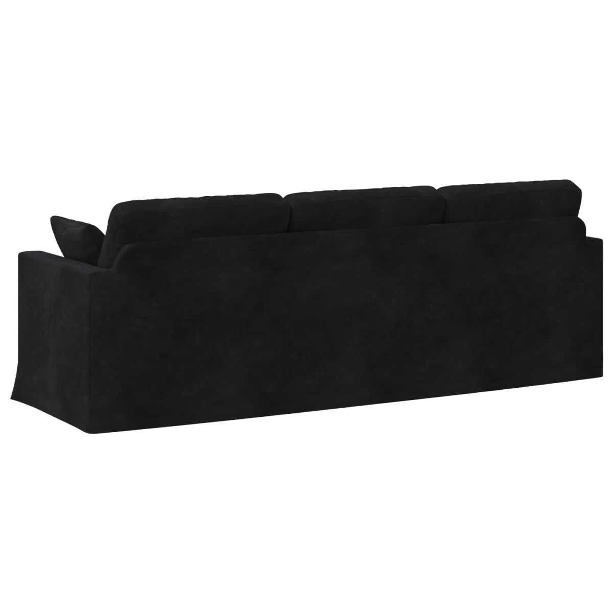 vidaXL Καναπές Μαύρο 228 x 78 x 80 εκ Βελούδο