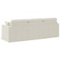 vidaXL Καναπές Κρεμ 228 x 78 x 80 εκ Βελούδο
